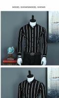 Camisa a Cuadros Clásica Para Hombre Manga Larga Casual Botones Para Trabajo Y Negocios Camisas Rayadas Tallas Grandes 4XL 5XL - details 0