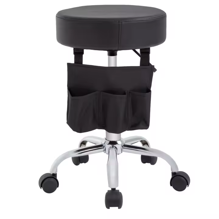 T-LoVendo Taburete Giratorio elevable con Bolsa Silla de Trabajo banqueta Peluqueria Masajista Centro Estetica - 1