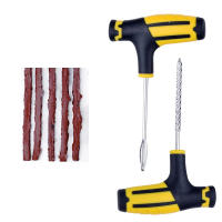Juego De Herramientas De Reparación De Neumáticos Para Coche Moto Y Vehículos Eléctricos Set De Reparación Rápida De Neumáticos Universal Con Banda De Goma Y Vacío - details 1