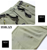 Pantalones Casuales Para Hombre XL-5XL Ligeros Y Secado Rápido Pantalones De Verano Para Senderismo Y Camping Estilo Deportivo Con Bolsillos Cintura Media Talla Ajustable - details 14