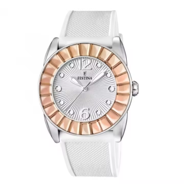 Reloj de Mujer Festina F16540/3 con Esfera Redonda de Plata - Reloj de Señora - Reloj de Cuarzo - 1