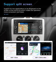 Radio De Coche Android 13 Para Ford Focus 2 S-MAX C-MAX Kuga Fiesta Fusion 2004-2007 Navegación GPS Reproductor Multimedia Con Carplay Inalámbrico ROM 32G RAM 2G Pantalla Táctil 7'' - details 21