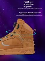 Botas De Motocicleta Para Mujer En Cuero Negro Resistente Al Agua Con Cordones Rápidos Botines De Motocross Para Hombres - details 7