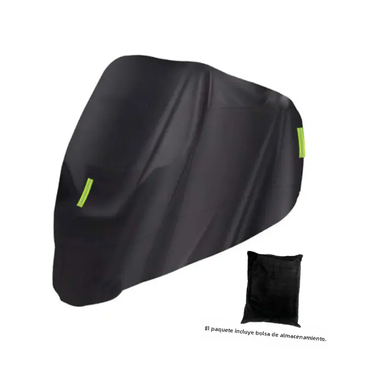 Cubierta Para Motocicleta Universal Impermeable Protección Al Aire Libre Contra Polvo Restos De Viento Lluvia Y Clima 210D Seda Oxford - 1