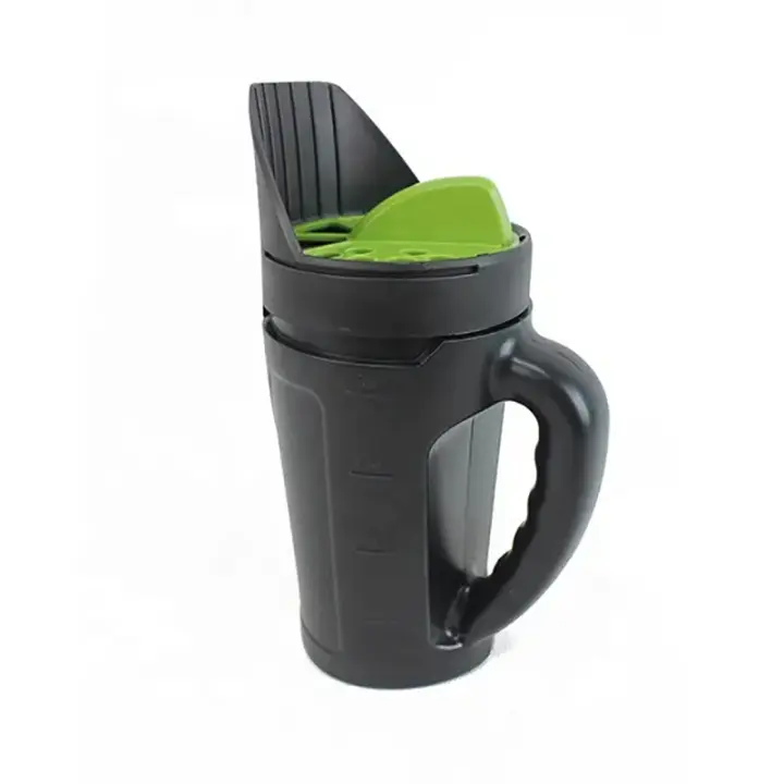 Esparcidor de mano para jardín, para semillas de césped, fertilizantes y abono para césped y derretidor de hielo. Herramienta de jardinería, capacidad de 2,5 l. - 1