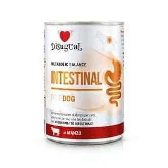 COMIDA HÚMEDA INTESTINAL PARA PERROS DE TODOS LOS TAMAÑOS. LATA DE 400 GRAMOS, FAVORECE LA ABSORCIÓN INTESTINAL. - 1