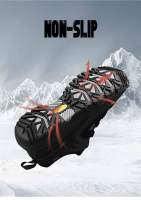 HIKEUP Zapatos De Senderismo Para Hombres Calidad Superior Duraderos De Cuero Suela De Goma Para Actividades Al Aire Libre Talla Verdadera - details 3