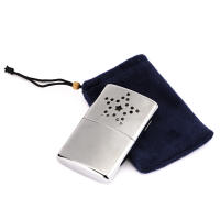 2pcs Mini Aquecedor De Mano Portátil Para Exteriores Reutilizable De Aleación De Metal Con Bolsa Para Pesca Camping Senderismo - details 7