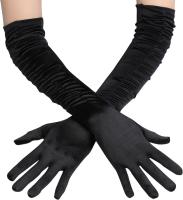 Guantes Largos hasta los Codos Nupcios Estilo Vintage 1920 Flapper Accesorios - details 0