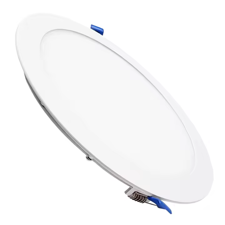 LED ATOMANT Downlight LED Panel Redondo 240mm, 20W, CCT (Selector de Color Blanco Cálido, Neutro y Frío), Corte 220mm, 1800 lúmenes, Driver incluido, Alta eficiencia, Bajo consumo, Fácil instalación, Luz uniforme y sin parpadeos, Diseño elegante - 1