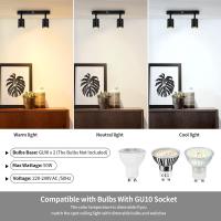Spotlight LED GU10 Ajustable Para Techo Decoración De Casa Iluminación Interior Pasillo Tienda Lámpara De Traxión Moderna - details 2