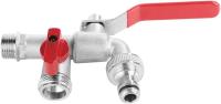 Grifo para Lavadora, Grifo para Exterior, Grifo de Agua de 90 Grados, válvula Doble, Grifo de baño de 1/2 "para Lavadora para Jardín al Aire Libre - details 0