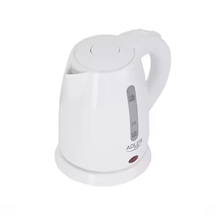 aldrer |   Hervidor de agua |   1272 d.C. |   Eléctrico |   1600 vatios |   1 litro |   Acero inoxidable/Polipropileno |   Base giratoria 360° ° |   blanco - 1