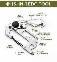 Multiherramienta SWISS TECH 13 En 1 Portátil Y Multifuncional Con Clip De Carabiner Para Camping Y Senderismo Kit De Herramientas De Billetera EDC - details 2