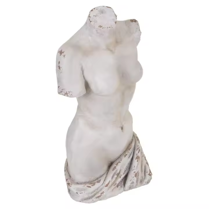 Cuerpo deco magnesio  blanco, 38x26x72h cm - 1