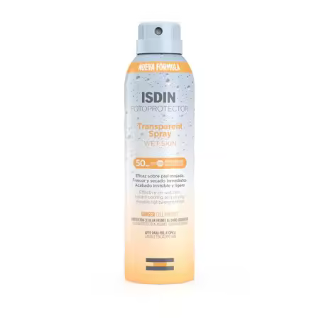 Fotoprotector Isdin Corporal Wet Skin Transp Spray 50+ 250 ml - 1