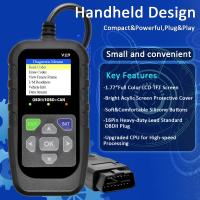 Herramienta De Diagnóstico OBD2 Automotriz Lector De Códigos De Falla Probador De Tensión Del Motor Probador De Carga - details 1