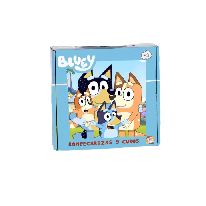 Rompecabezas Bluey Con 9 Cubos. 21 X 22 X 6 Cm (Cefa 88319) - 1