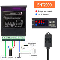 Controlador De Temperatura Y Humedad SHT2000 Termómetro Y Humidímetro Para Fermentación En Casa Termostato Y Humidistat Digital Para Incubador Interno - details 8