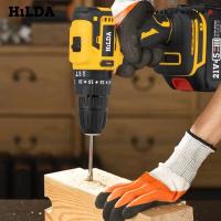 HILDA Mini Herramienta Eléctrica Sin Cable 12V 16.8V 21V Destornillador Eléctrico Con Batería De Litio Para Hogar DIY Velocidad Sin Carga 1600rpm Torque 22N.m - details 9