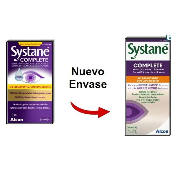 Alcon Systane® COMPLETE SIN CONSERVANTES Gotas Oftálmicas Lubricantes para Todo Tipo de Ojo Seco - 1
