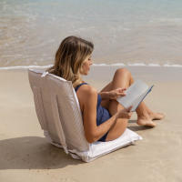 Flamingueo Tumbona Plegable Silla Playa Plegable Reclinable Tumbona Mochila Silla Plegable Ligera Respaldo Playa 5 Posiciones Beach Chair - details 10