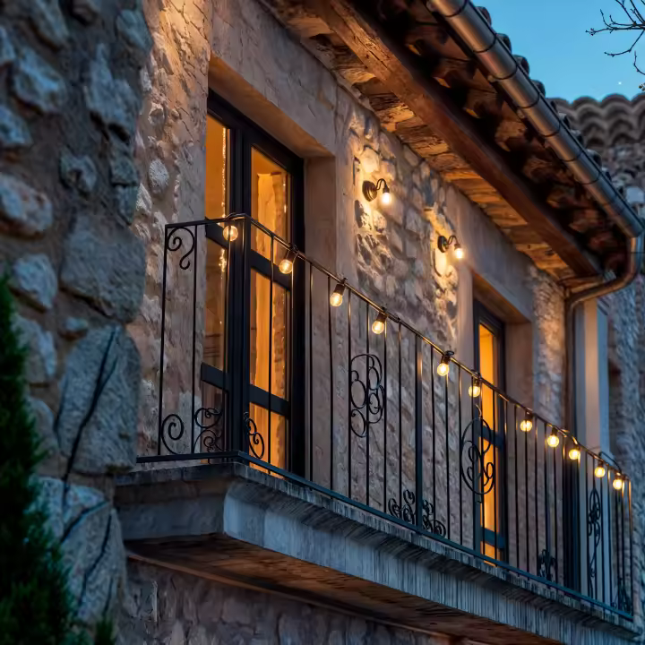 Ledkia Guirnalda de Bombillas LED Solar Exterior Kuiper 7m Blanco - 1
