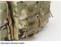 Bolsa De Cintura Impermeable De Oxford Para Pesca Y Senderismo Táctico Bolsa De Hombro Para Camping Deportes Al Aire Libre - details 12