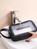 1-4 Uds Bolsas Neceser Transparente para Viaje, 26x15x10cm, Neceser de Viaje para Maquillaje de PVC Portátil Organizador Cosmético con Cremallera, Estuche de Transporte para Mujer, Negocios, Baño - details 5