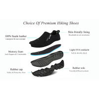 Zapatos De Senderismo Para Hombres Calzado Deportivo De Exterior Unisex Para Trekkking Y Montañismo Suela De Goma Transpirables Y Resistentes - details 3