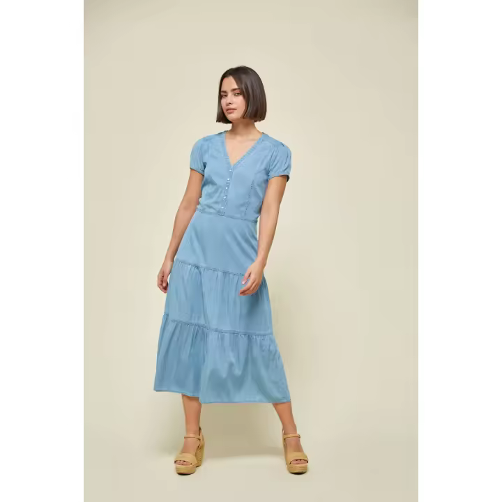 Md´m Vestido Midi Janice Vaquero Ropa Mujer - 1