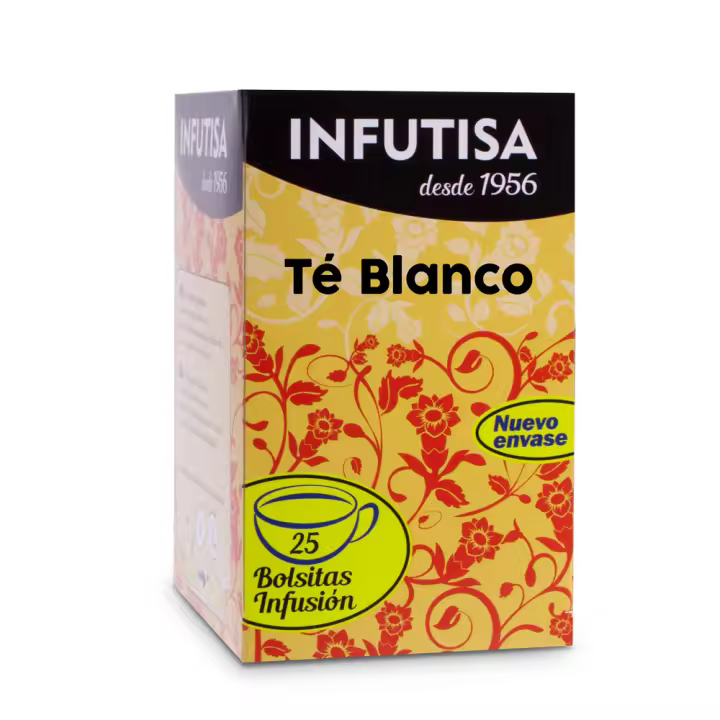 INFUTISA - Infusión De Té Blanco Para Un Poderoso Efecto Antioxidante. Caja Con 25 Infusiones. - 1
