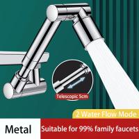 Extensor De Grifo Robótico Retráctil Universal Con 1440 ° De Giradiscos Para Cocina Aerator De Agua De 2 Modos De Flujo - details 0