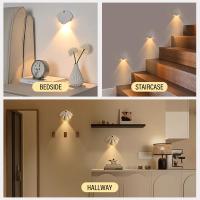 Lámpara De Noche LED Con Sensor De Movimiento USB Tipo-C Lámpara Tricolor Para Decoración De Habitación Pasillo Y Escalera - details 6
