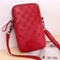 Bolso De Hombro Pequeño Para Mujer PU Cuero Impresión Cruzado Mensajero Bolsa De Teléfono Móvil Mini Bolso Lady Bolso Y Monedero - details 4
