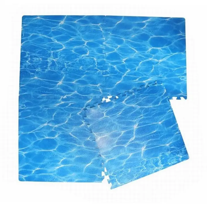 Gerimport Set 4 Baldosas Eva Agua Antideslizante 60x60x1cm - 1