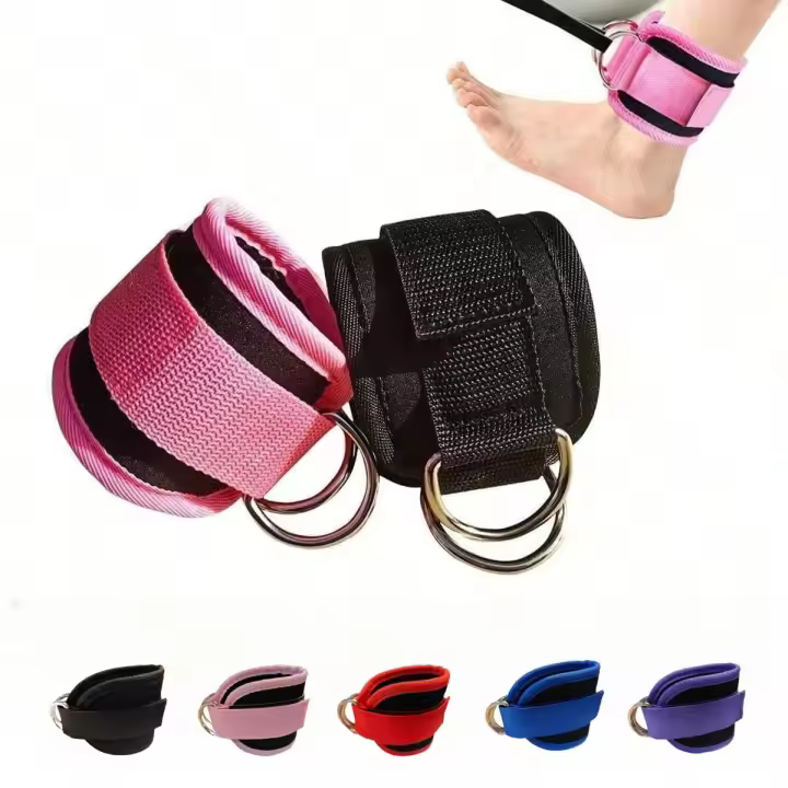 Strap De Anciano Ajustable Con Anillo D Soporte Para Gimnasio Ejercicios De Fortalecimiento De Piernas Con Hebilla Seguridad Deportiva Abductores - 1
