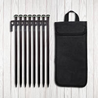 Juego De 4/8 Palos De Tenda De Acero Forzado Con Bolsa De Almacenamiento Para Acampar Y Construcción De Carpa Durable Para Exterior - details 2