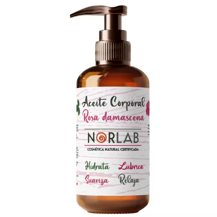 Aceite Corporal BIO Hidratante NORESENZA | Uva y Rosa de damasco |Ecológico y Vegano | Vidrio 125 Ml | Bionature Galicia - 1