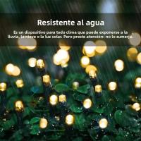Luz De Cadena Solar De 30 LED Para Jardín Impermeable 6V Guirnalda Para Navidad Y Fiestas Decoración De Hogar Exterior - details 3