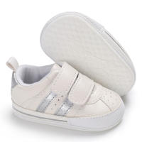 Zapatillas Deportivas Clásicas Para Bebés Con Estampado De Rayas Antideslizantes Material Suave Y Cómodo Suela De Terciopelo Unisex Para Niños Y Niñas Zapatos De Primeros Pasos - details 11