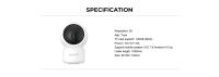 Cámara IP Havit IPC30 Smart 360° 2K con Visión Nocturna, WiFi, Detección de Movimiento AI, Audio Bidireccional, Compatible con TUYA, Google Assistant y Alexa, Soporte Micro SD 128GB, Resolución 3MP, WDR, Infrarrojo 940nm, Adaptador de Corriente Incluido. - details 10