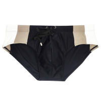 Bragas De Natación Para Hombre Moda Verano 2023 Estilo Low Waist Splicing Bikini Deportivo Para Playa Y Surf Material Poliéster Y Spandex - details 15
