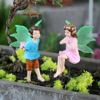 2PC Decoración De Jardín Única Para Día De San Valentín - Fae De Flor Símbolo De Amor Dulce - Adorno Exclusivo Para Exterior - details 1