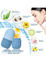 1pc Rodillo De Hielo De Silicona Para El Rostro Y Los Ojos Cuidado Natural De La Piel Alivio De Bolsas Y Ojos Rojos Reutilizable Y Soothing - details 3
