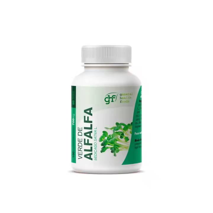 Ghf GHF Alfalfa 700mg 100 Comprimidos - Reconstituyente Natural - Aporte Adicional de Vitaminas - 1