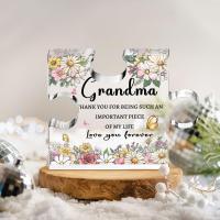 Placa De Regalo Para Abuela De Nieta E Hijo 3.9 Pulgadas Regalo De Día De La Madre Para Madre Y Abuela Cumpleaños Figura De Miniaturas De Plástico - details 2