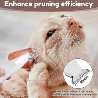 Cortapelos para perros con luces LED totalmente impermeable Nuevo Cortapelos para mascotas con pantalla LED - details 2