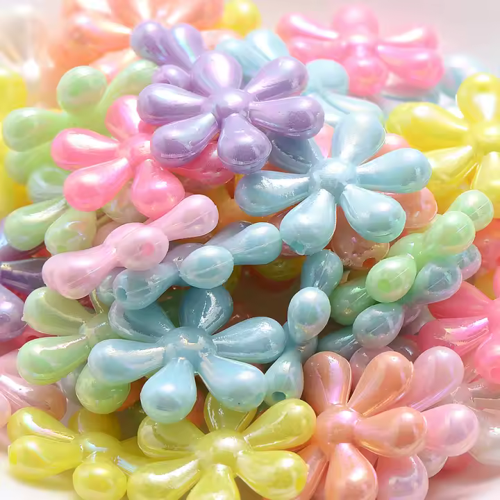 30pcs Bolas De Acrílico De Gran Tamaño 21mm Multicolor Brillantes Para Hacer Joyas DIY Pendientes Collar Encantos - 1