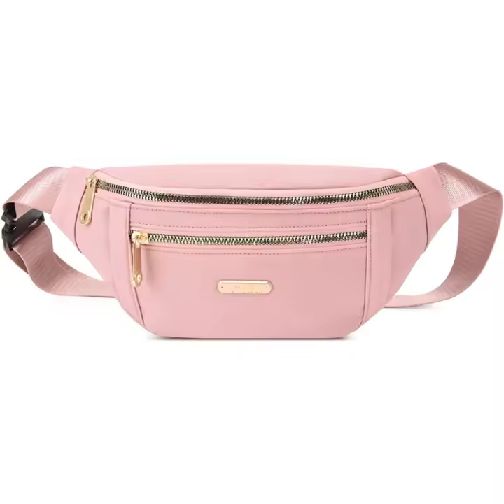 Riñonera para mujer (negra), riñonera para hombre, impermeable y eléctrica - 1